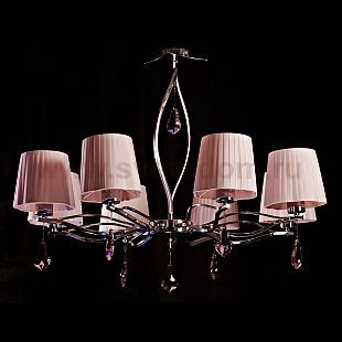 Светильник люстра Brizzi Matilde BX 03203/8 Chrome Pink