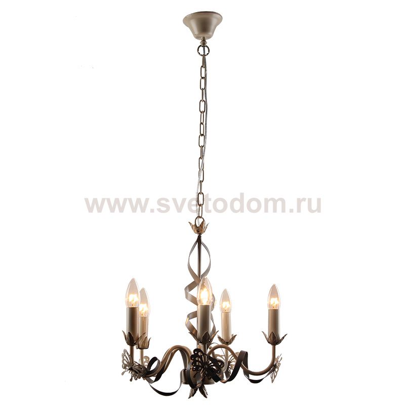 Светильник потолочный Milano-CL60E14*5WH металл,акрил E14*60W*5