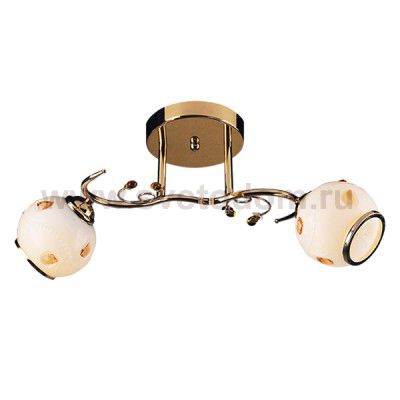 Светильник потолочный Moldi-CL60E27*2FGD металл, стекло E27*60W*2