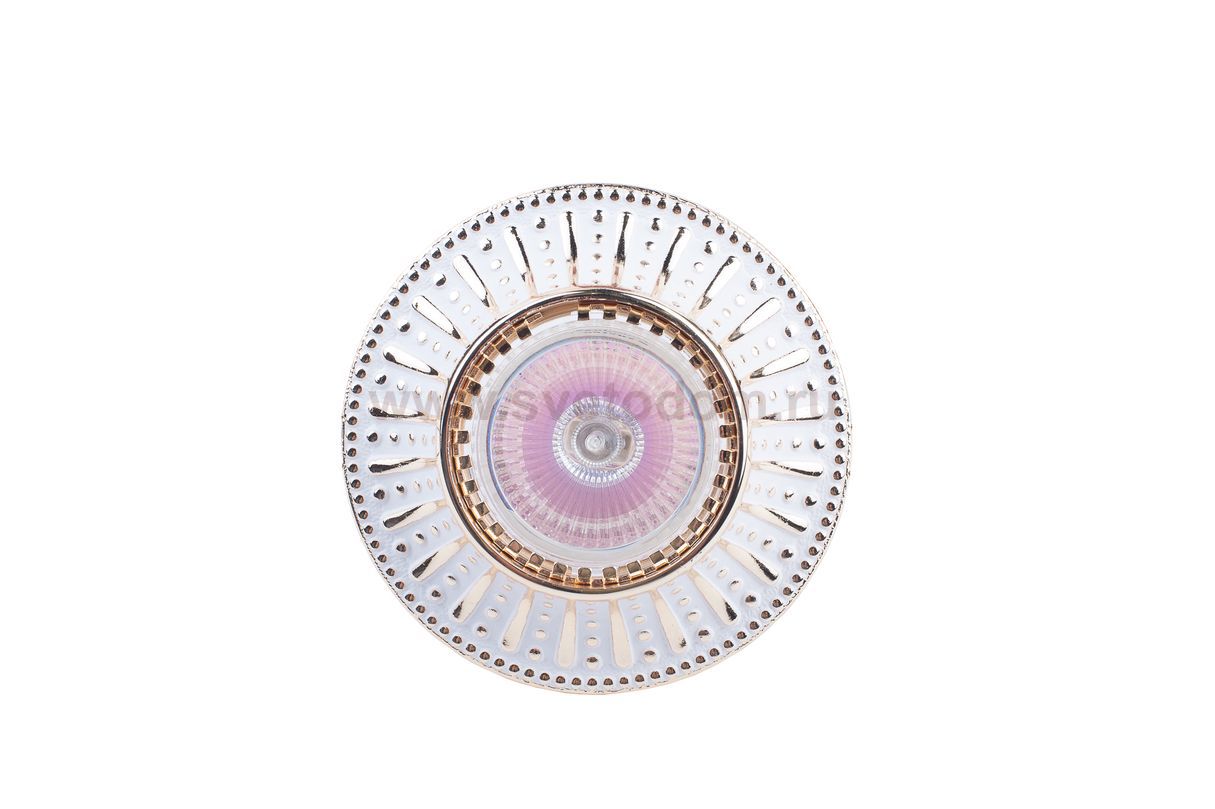 Светильник встраиваемый Donolux N1582-White+Goldstripe