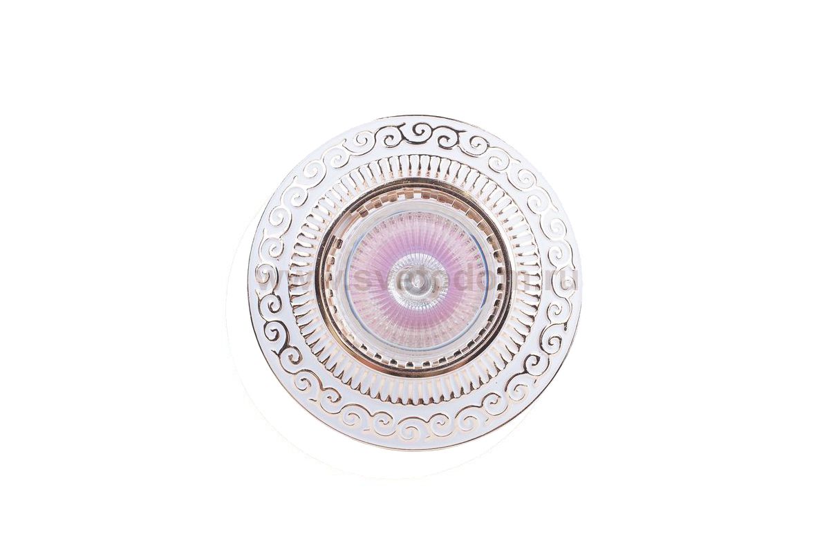 Светильник встраиваемый Donolux N1583-White+Goldstripe