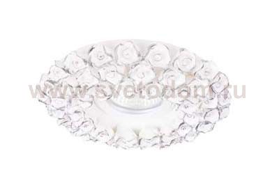 Светильник встраиваемый Donolux N1628-White+silver