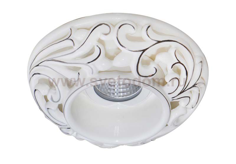 Светильник встраиваемый Donolux N1630-White+silver