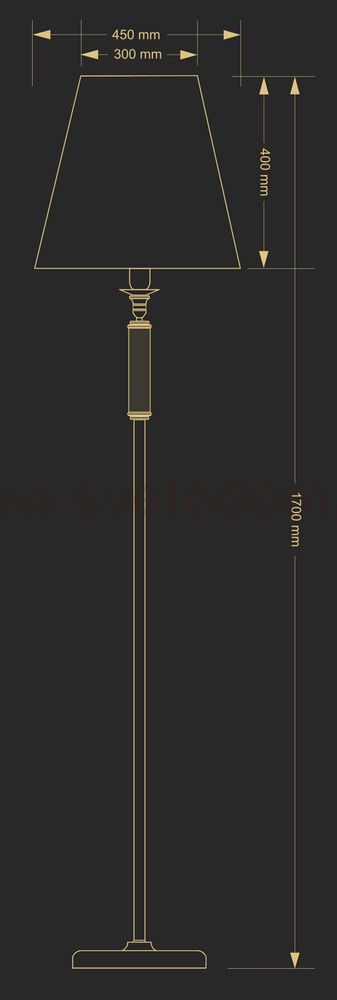 Торшер Kutek NAPOLI NAP-LS-1(N/A)