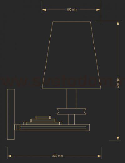 Бра Kutek NATALIA NAT-K-1(Z/A)