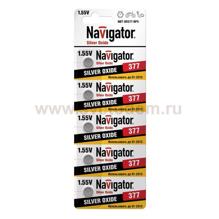 Элемент питания Navigator 94 770 NBT-SR377-BP5