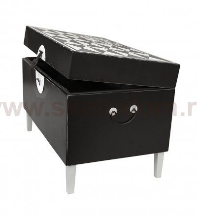 Сундук Gabal MAK interior NC-122-P Черный, белый