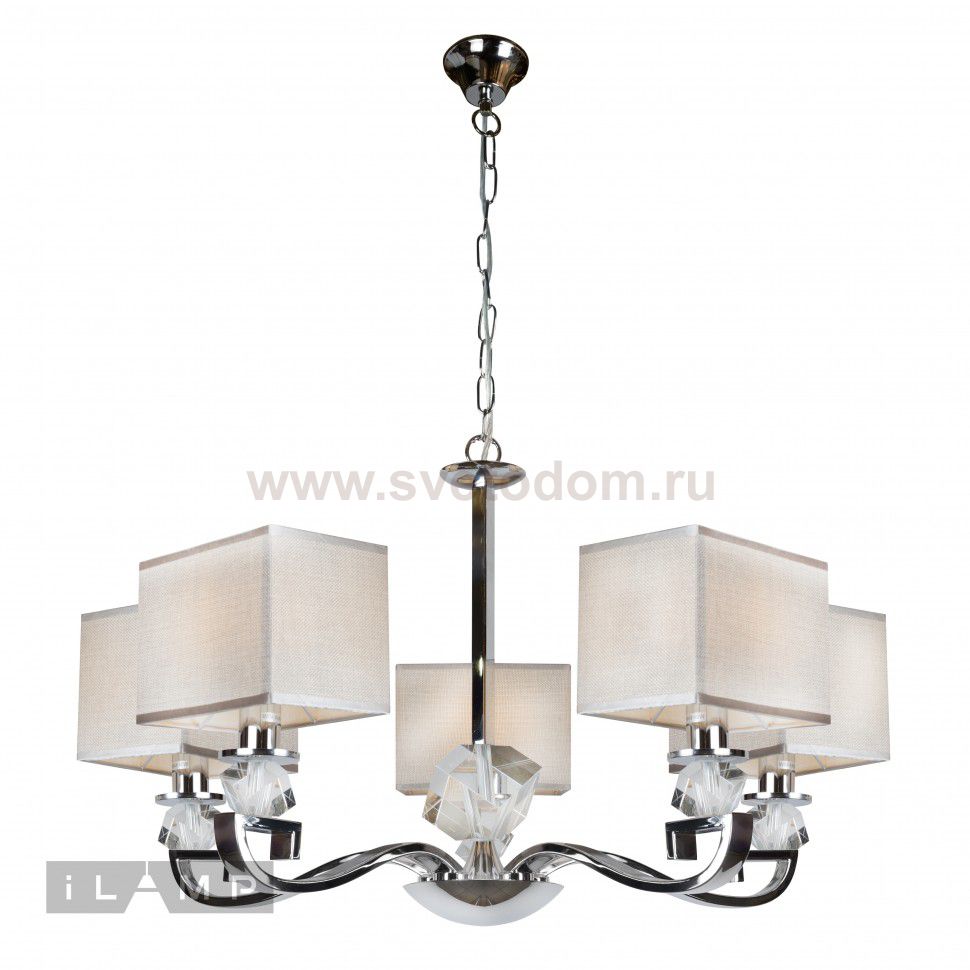 Подвесная люстра iLamp Living NC1211P-5 Хром