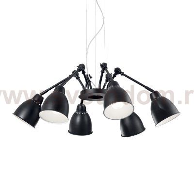 Подвесной светильник Ideal lux NEWTON SP6 NERO (174242)