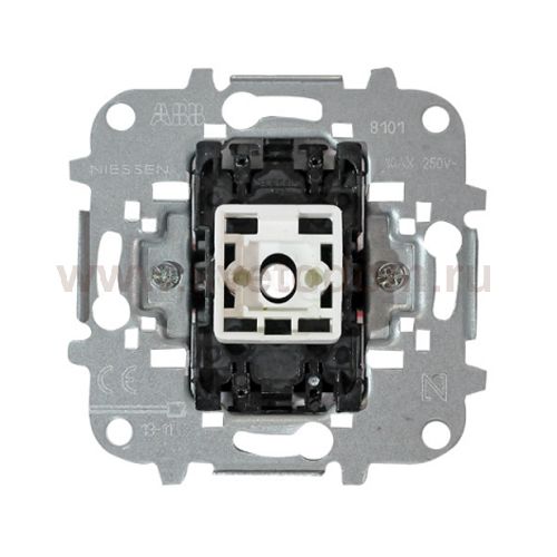 Механизм 2-полюсного выключателя 10А 250В [NIE 8101_2] 8101.2