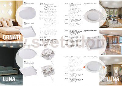 Ввстраиваемый светодиодный светильник Novotech 357574 LUNA