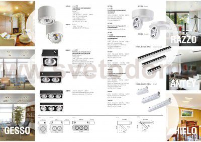 Встраиваемый карданный светодиодный светильник Novotech 358039 GESSO