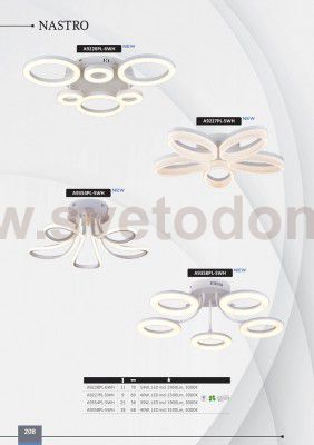 Светодиодная люстра Arte lamp A9354PL-5WH NASTRO