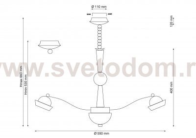 Светильник LED (светодиодный) Lucia Tucci Natura 067.6 Led