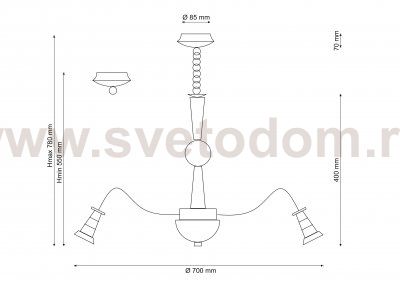 Светильник LED (светодиодный) Lucia Tucci Natura 071.12 Led