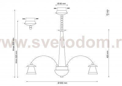 Светильник LED (светодиодный) Lucia Tucci Natura 158.8