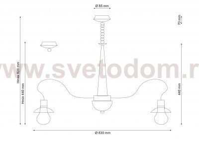 Светильник Lucia Tucci Natura 188.12 Led