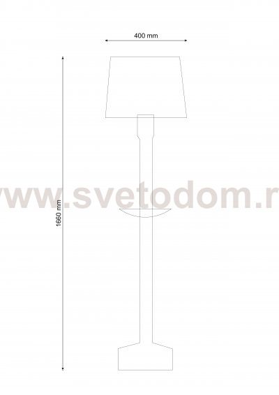 Торшер со столиком Lucia Tucci Natura F192.1