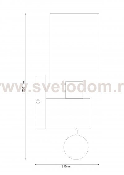 Светильник настенный бра Lucia Tucci Natura W096.1