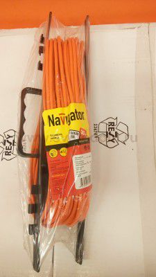 Удлинитель Navigator 71 520 NPE-F-30-X-2x0.75 на рамке б/з 30м