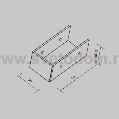 Комплектующие для уличной трековой системы Maytoni O-TR001-EC Комплектующие для уличной трековой системы Elasity IP