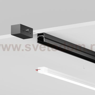 Профиль для уличной трековой системы Maytoni O-TR001-P-B3M Профиль для уличной трековой системы Elasity IP