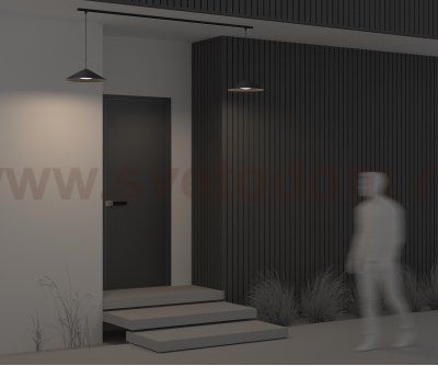 Уличный трековый светильник Outdoor O-TR01-1-P-12WB3K