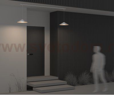 Уличный трековый светильник Outdoor O-TR01-1-P-12WW3K