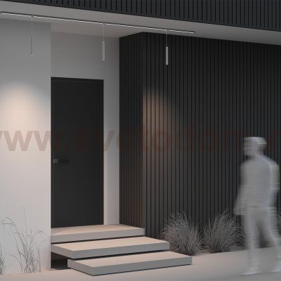 Уличный трековый светильник Outdoor O-TR01-1-P-8WW3K