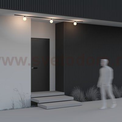 Уличный трековый светильник Outdoor O-TR01-1-S-9WB3K