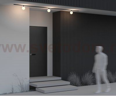 Уличный трековый светильник Outdoor O-TR01-1-S-9WB3K