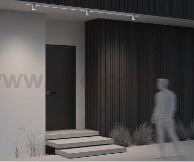 Уличный трековый светильник Outdoor O-TR01-2-S-16WW3K