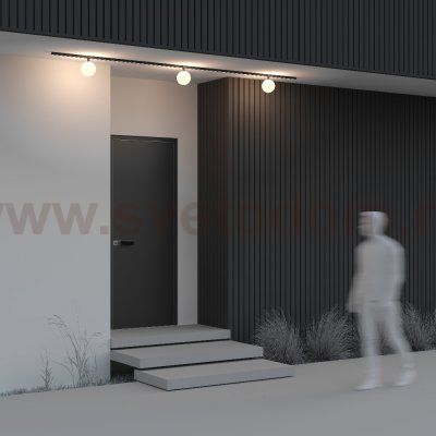 Уличный трековый светильник Outdoor O-TR01-2-S-9WB3K