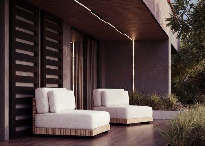 Уличный трековый светильник Outdoor O-TR02-1-S-12WB4K