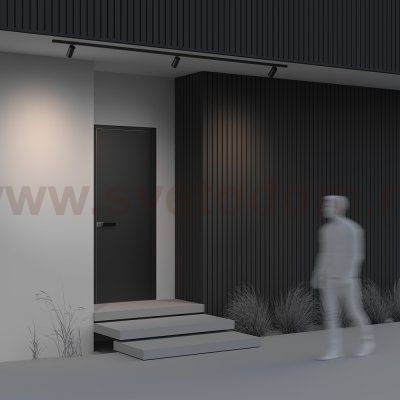 Уличный трековый светильник Outdoor O-TR02-1-S-20WB3K