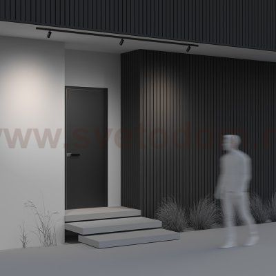 Уличный трековый светильник Outdoor O-TR02-1-S-8WB4K