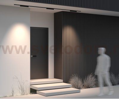 Уличный трековый светильник Outdoor O-TR02-2-S-18WB3K