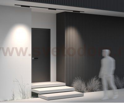 Уличный трековый светильник Outdoor O-TR02-2-S-18WB4K