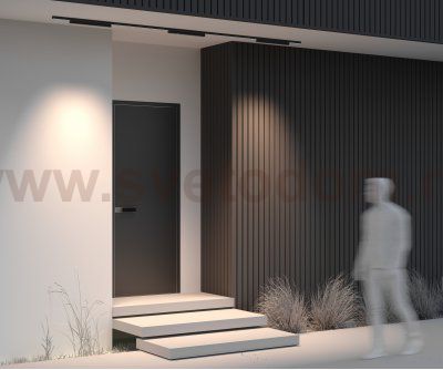 Уличный трековый светильник Outdoor O-TR02-2-S-24WB3K