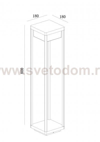 Ландшафтный светильник Maytoni O021FL-L10B3K Baker Street