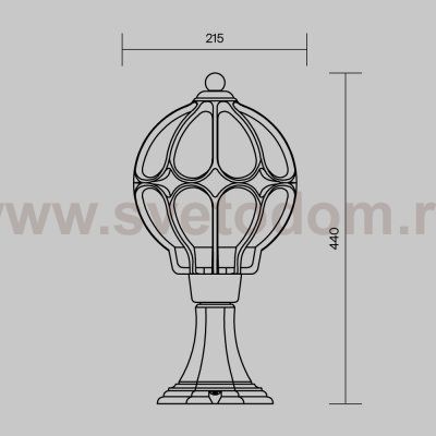 Ландшафтный светильник Maytoni O024FL-01G Via