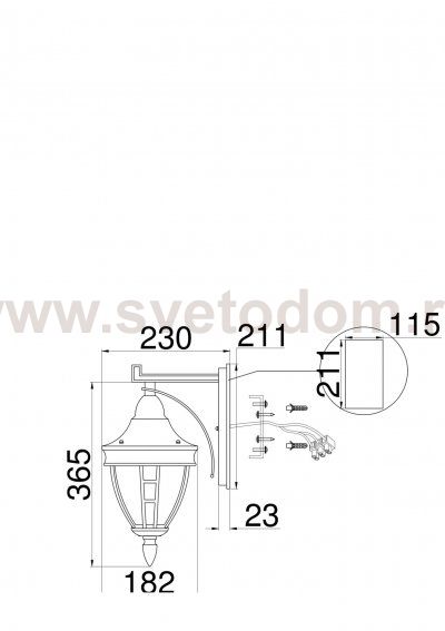 Бра Maytoni O027WL-01B Rivoli