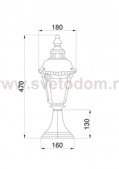 Ландшафтный светильник Maytoni O029FL-01BZ Goiri