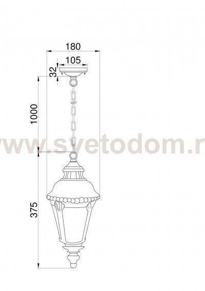 Подвесной светильник Maytoni O029PL-01BZ Goiri