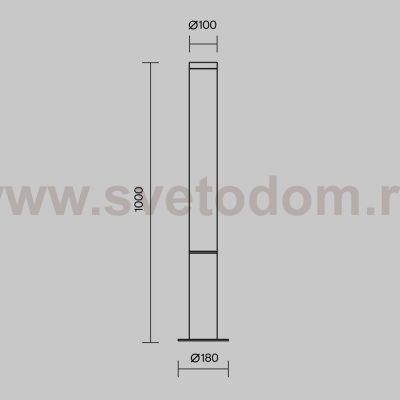 Ландшафтный светильник Maytoni O041FL-L30B3K Ginza