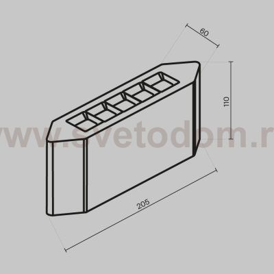 Архитектурная подсветка Maytoni O412WL-L8GF3K Pull