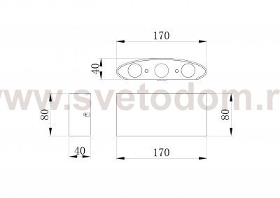 Настенный светильник (бра) Maytoni O417WL-L6W3K Strato