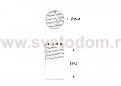 Потолочный светильник Outdoor O418CL-01GR