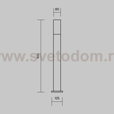 Ландшафтный светильник Maytoni O418FL-01B1 Willis