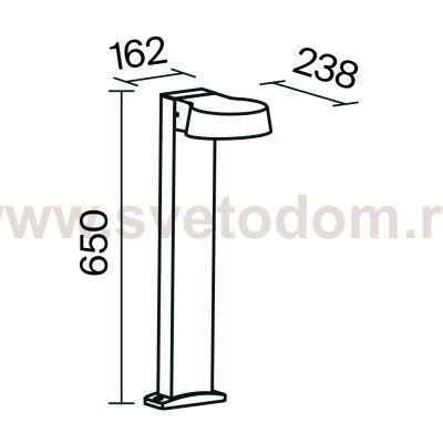 Ландшафтный светильник Maytoni O443FL-L12GF3K Share